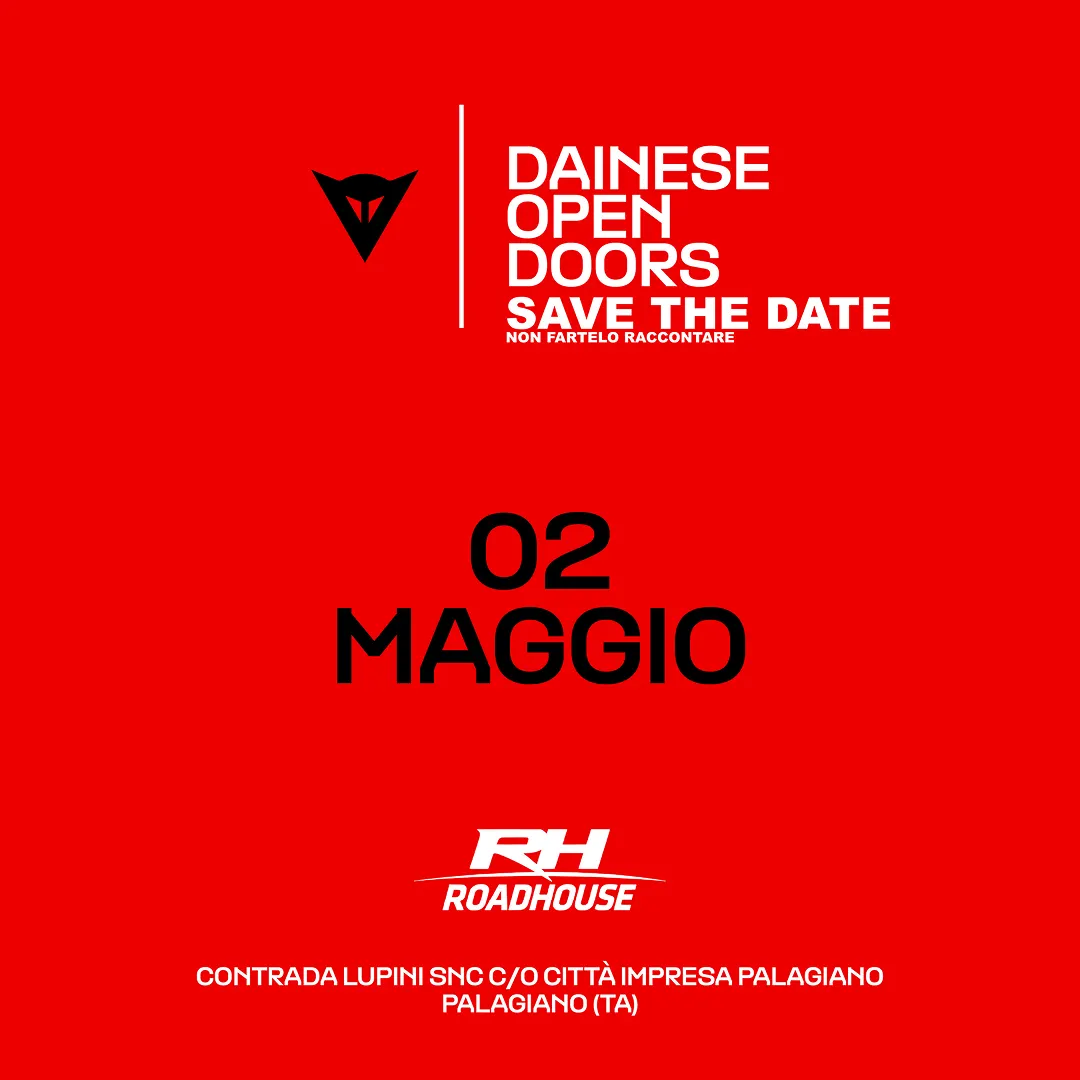 Evento Dainese e AGV Roadouse Motor 2 Maggio