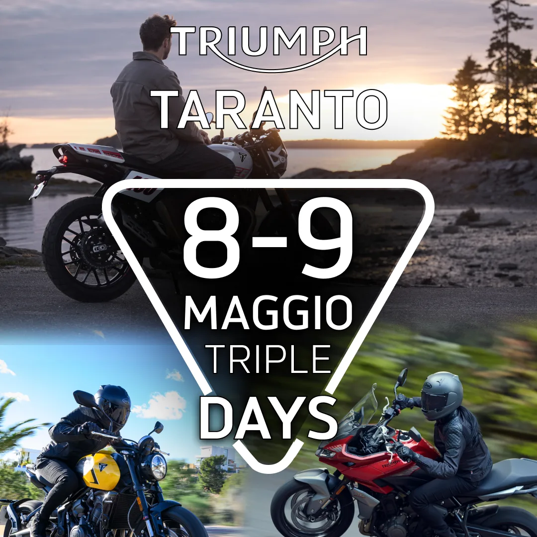Evento Triumph open weekend
